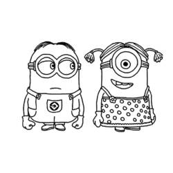 Coloring page: Despicable me (Animation Movies) #130351 - Printable coloring pages