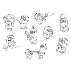 Coloring page: Despicable me (Animation Movies) #130363 - Printable coloring pages