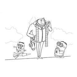Coloring page: Despicable me (Animation Movies) #130382 - Free Printable Coloring Pages