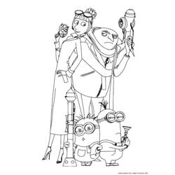 Coloring page: Despicable me (Animation Movies) #130386 - Printable coloring pages