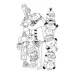 Despicable Me (Animation Movies) coloring page #199770 to print and color