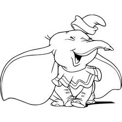 Coloring page: Dumbo (Animation Movies) #170558 - Free Printable Coloring Pages