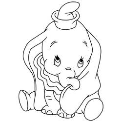 Coloring pages: Dumbo - Printable Coloring Pages