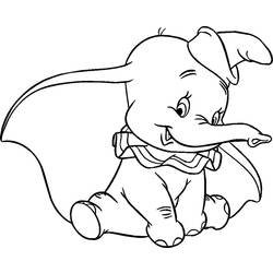 Coloring page: Dumbo (Animation Movies) #170564 - Free Printable Coloring Pages
