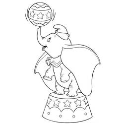 Coloring page: Dumbo (Animation Movies) #170565 - Free Printable Coloring Pages