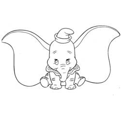 Coloring page: Dumbo (Animation Movies) #170568 - Free Printable Coloring Pages