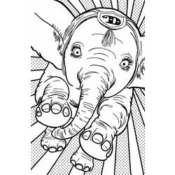 Coloring page: Dumbo (Animation Movies) #170571 - Free Printable Coloring Pages