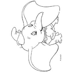 Coloring page: Dumbo (Animation Movies) #170572 - Free Printable Coloring Pages