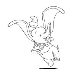 Coloring page: Dumbo (Animation Movies) #170573 - Free Printable Coloring Pages