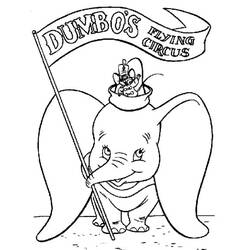 Coloring page: Dumbo (Animation Movies) #170575 - Free Printable Coloring Pages