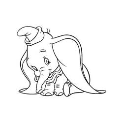 Coloring pages: Dumbo - Printable coloring pages