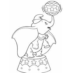 Coloring page: Dumbo (Animation Movies) #170581 - Free Printable Coloring Pages