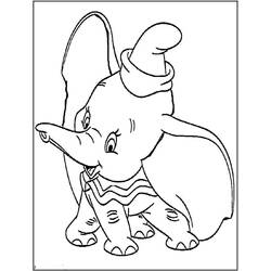 Coloring page: Dumbo (Animation Movies) #170594 - Free Printable Coloring Pages