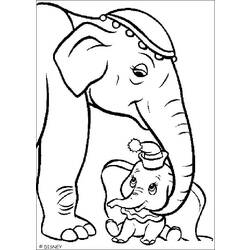Coloring page: Dumbo (Animation Movies) #170595 - Free Printable Coloring Pages