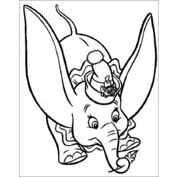 Coloring page: Dumbo (Animation Movies) #170602 - Free Printable Coloring Pages