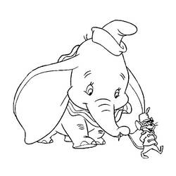Dumbo (Animation Movies) coloring page #187114 to print and color