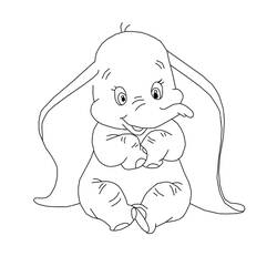 Dumbo (Animation Movies) coloring page #187120 to print and color