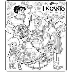 Coloring pages: Encanto - Free Printable Coloring Pages