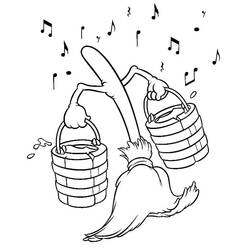 Coloring page: Fantasia (Animation Movies) #204775 - Free Printable Coloring Pages