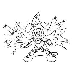 Coloring page: Fantasia (Animation Movies) #204784 - Free Printable Coloring Pages