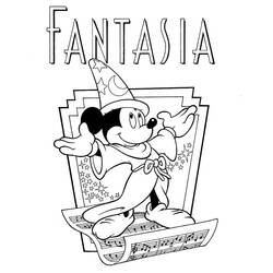 Coloring page: Fantasia (Animation Movies) #204798 - Free Printable Coloring Pages