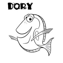 Coloring page: Finding Dory (Animation Movies) #196071 - Free Printable Coloring Pages