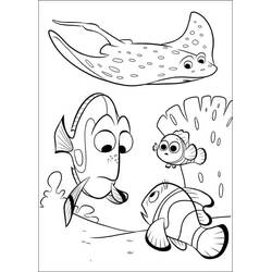 Coloring pages: Finding Dory - Free Printable Coloring Pages
