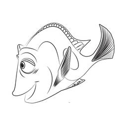 Coloring page: Finding Dory (Animation Movies) #196081 - Free Printable Coloring Pages
