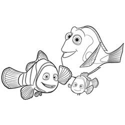 Coloring page: Finding Dory (Animation Movies) #196088 - Free Printable Coloring Pages