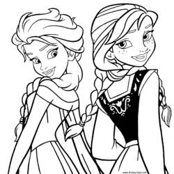 Coloring pages: Frozen - Printable Coloring Pages