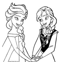 Coloring page: Frozen (Animation Movies) #71699 - Printable coloring pages