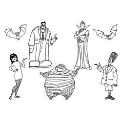 Coloring page: Hotel Transylvania (Animation Movies) #187949 - Free Printable Coloring Pages