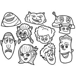 Coloring page: Hotel Transylvania (Animation Movies) #187955 - Free Printable Coloring Pages