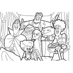 Coloring page: Hotel Transylvania (Animation Movies) #187956 - Free Printable Coloring Pages