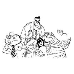 Coloring page: Hotel Transylvania (Animation Movies) #187963 - Free Printable Coloring Pages