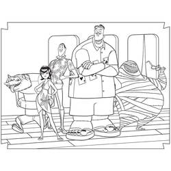 Coloring page: Hotel Transylvania (Animation Movies) #187965 - Free Printable Coloring Pages