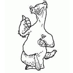 Coloring page: Ice Age (Animation Movies) #71539 - Printable coloring pages