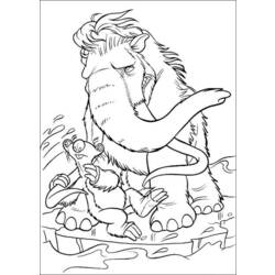 Coloring page: Ice Age (Animation Movies) #71566 - Free Printable Coloring Pages
