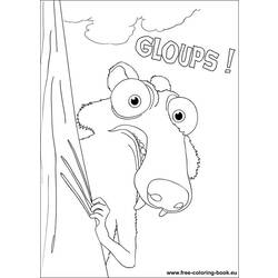 Coloring page: Ice Age (Animation Movies) #71575 - Printable coloring pages