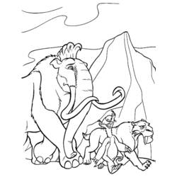Coloring page: Ice Age (Animation Movies) #71629 - Free Printable Coloring Pages