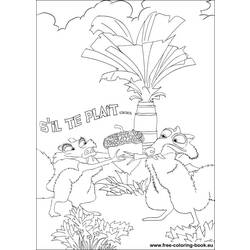 Coloring page: Ice Age (Animation Movies) #71632 - Free Printable Coloring Pages