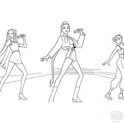 Coloring page: KPop Demon Hunters (Animation Movies) #221167 - Free Printable Coloring Pages