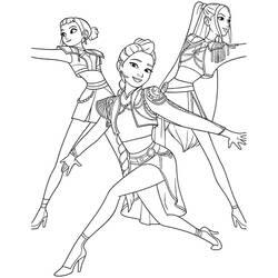 Coloring page: KPop Demon Hunters (Animation Movies) #221172 - Free Printable Coloring Pages