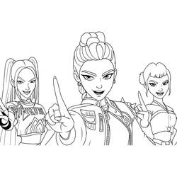 Coloring page: KPop Demon Hunters (Animation Movies) #221174 - Free Printable Coloring Pages