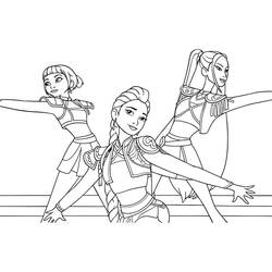 Coloring page: KPop Demon Hunters (Animation Movies) #221176 - Free Printable Coloring Pages