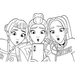 Coloring pages: KPop Demon Hunters - Free Printable Coloring Pages