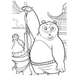 Kung Fu Panda (Animation Movies) coloring page #197620 to print and color