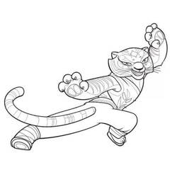 Kung Fu Panda (Animation Movies) coloring page #197621 to print and color