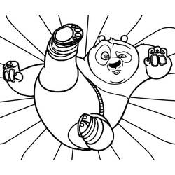Kung Fu Panda (Animation Movies) coloring page #197627 to print and color