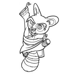 Kung Fu Panda (Animation Movies) coloring page #197644 to print and color